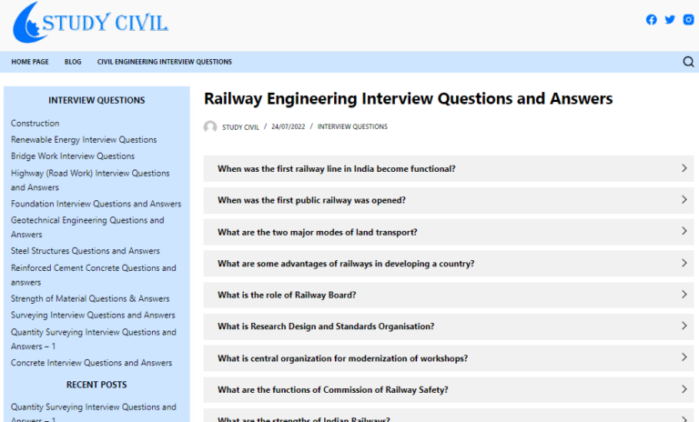 railway interview questions